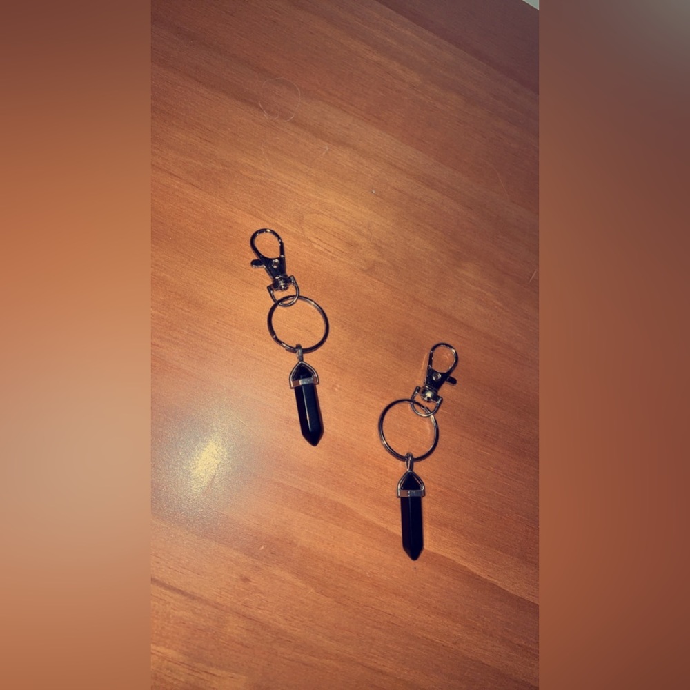Black Tourmaline Keychain